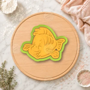 Flounder 2 Cookie Cutter & Stamp
