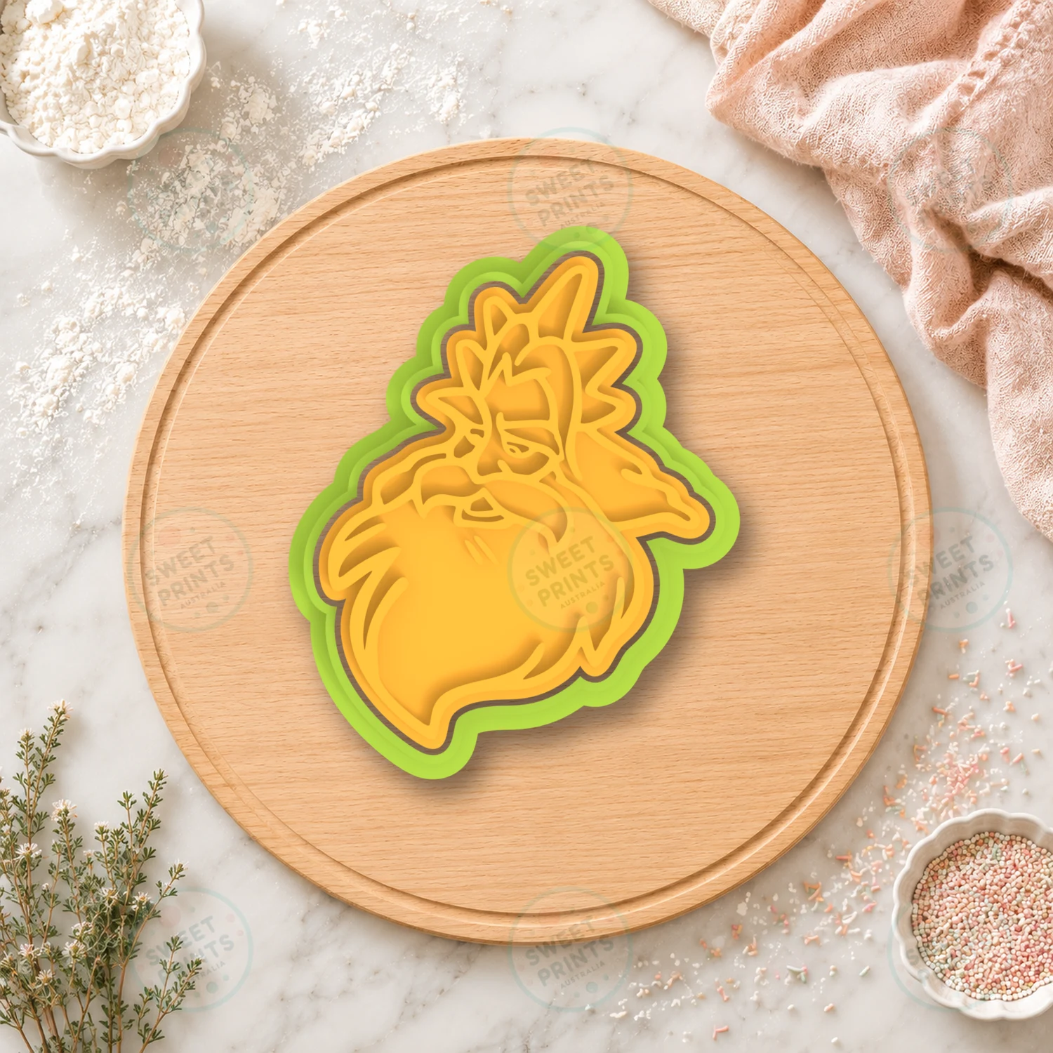 Triton 2 Cookie Cutter & Stamp cookie cutter