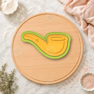 Smoking Pipe Cookie Cutter & Stamp