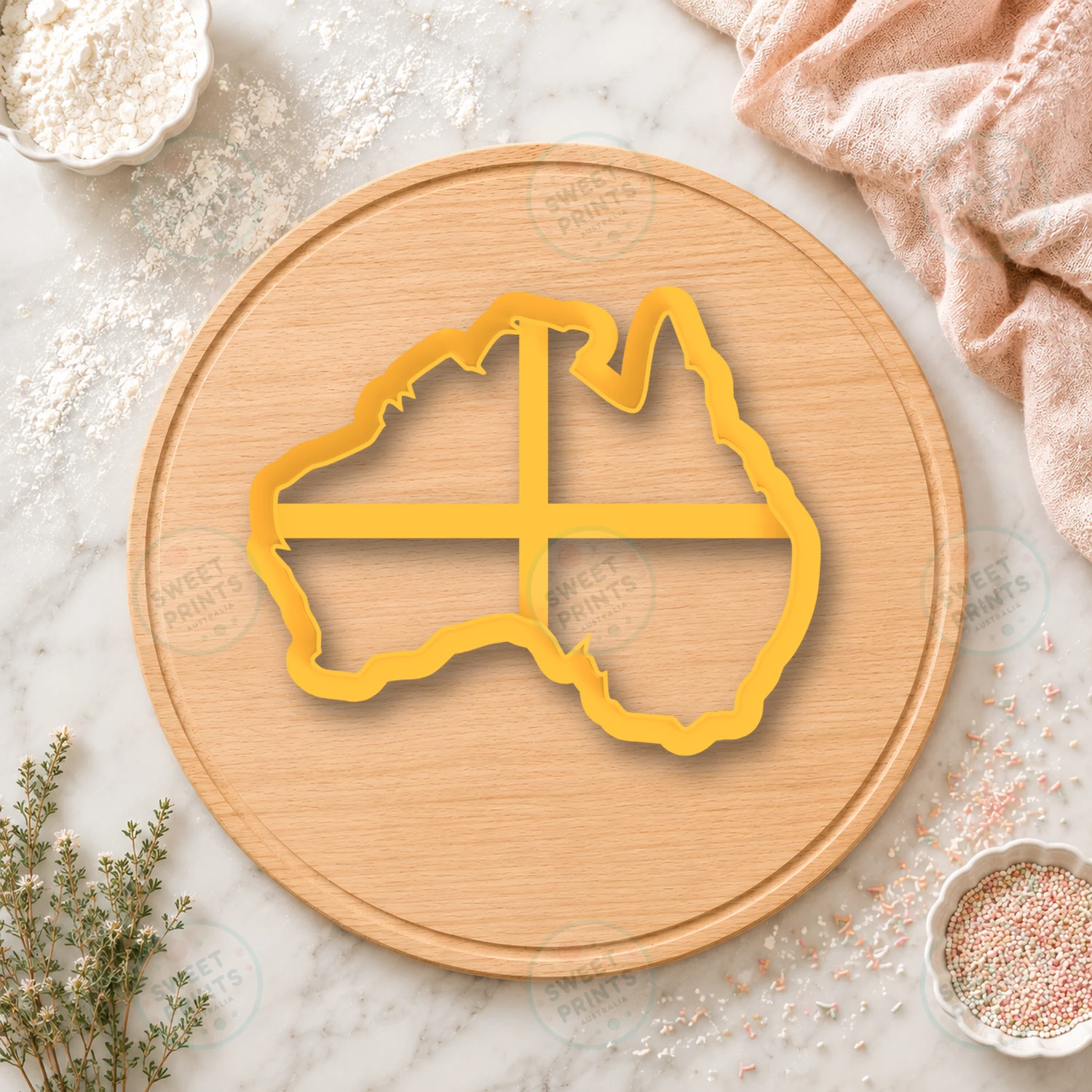 Australia Only Cookie Stamp cookie cutter