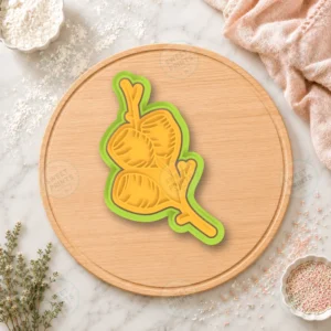 Native Flower Branch Buds Cookie Cutter & Stamp
