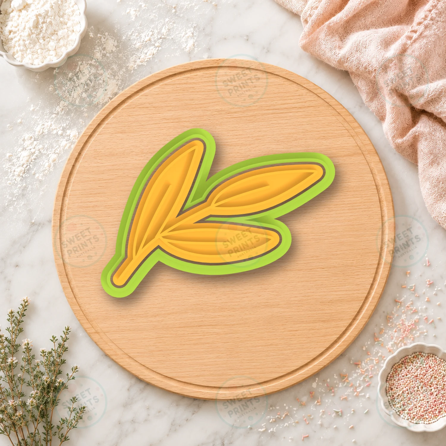 Autumn Leaf Branch Cookie Cutter & Stamp cookie cutter