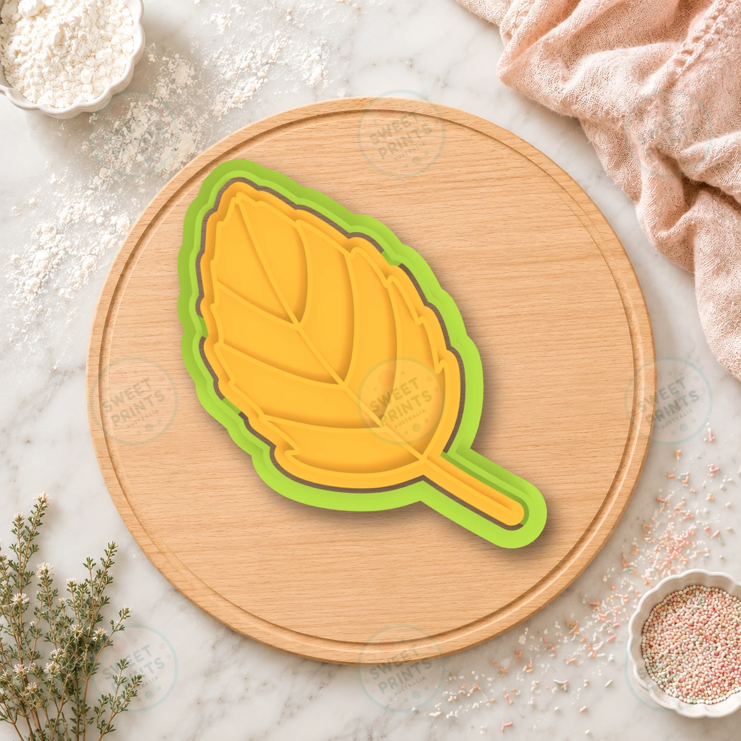 Autumn Leaf 2 Cookie Cutter & Stamp cookie cutter