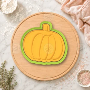 Autumn Pumpkin 2 Cookie Cutter & Stamp