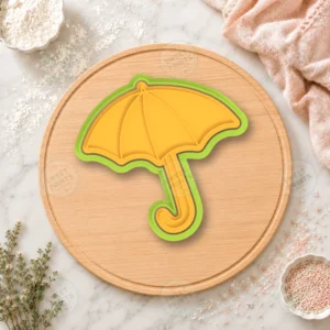 Autumn Umbrella Cookie Cutter & Stamp