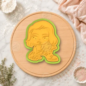 Avengers Black Widow Cookie Cutter & Stamp