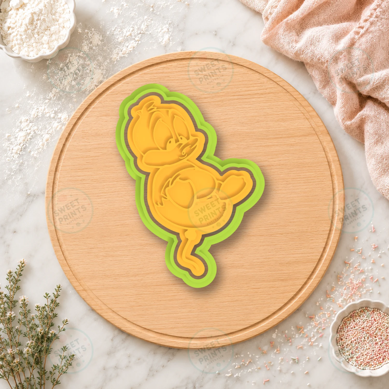 Daffy Duck 1 Cookie Cutter & Stamp cookie cutter