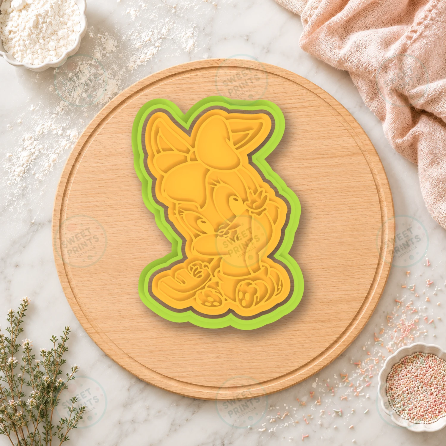 Lola Bunny Cookie Cutter & Stamp cookie cutter