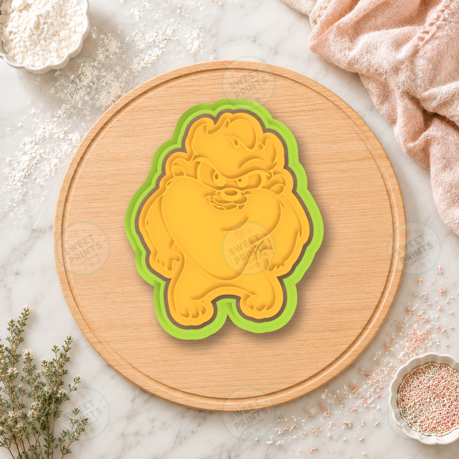 Baby Taz Cookie Cutter & Stamp cookie cutter