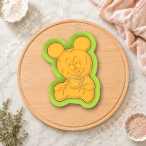 Baby Mickey Mouse Cookie Cutter & Stamp