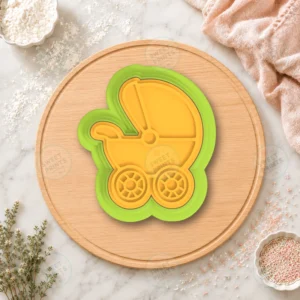 Baby Buggy Cookie Cutter & Stamp