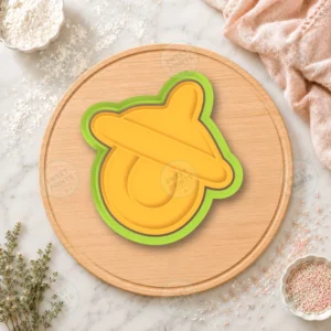 Baby Shower Pacifier 2 Cookie Cutter & Stamp