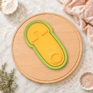 Baby Shower Safety Pin Cookie Cutter & Stamp
