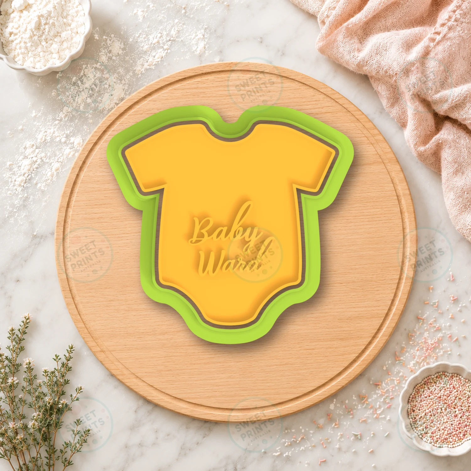 Baby Ward Cookie Cutter & Stamp cookie cutter