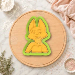 Bad GUYS Agent Fox Cookie Cutter & Stamp