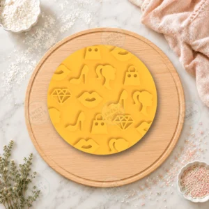 Barbie Logo 1 Cookie Stamp