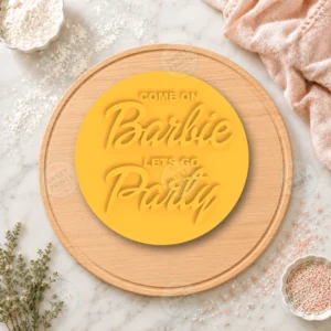 Barbie Logo 2 Cookie Stamp