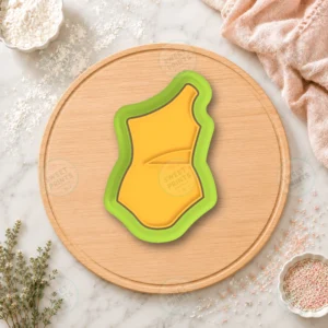 Barbie Swimsuit 2 Cookie Cutter & Stamp