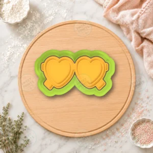 Barbie Glasses Cookie Cutter & Stamp