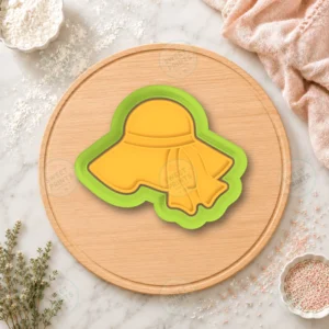 Barbie Hat Cookie Cutter & Stamp