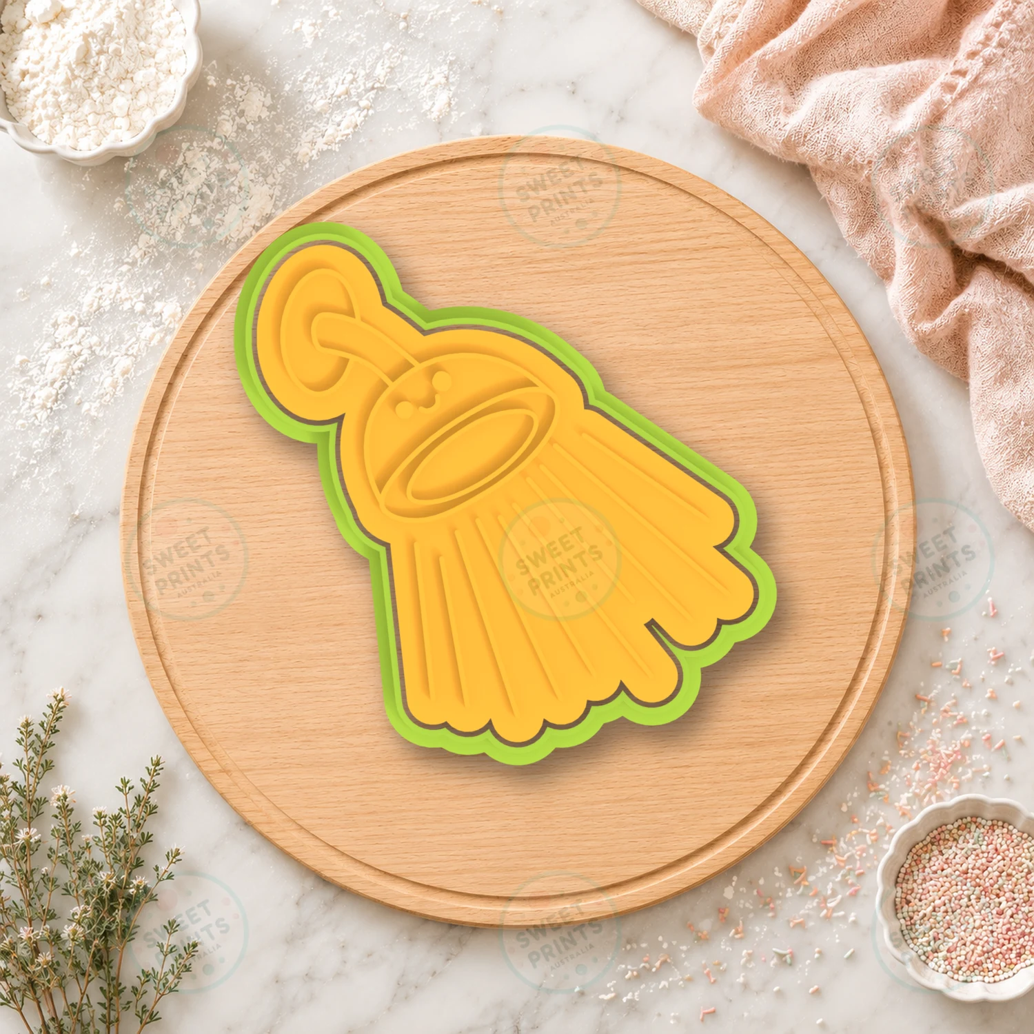 Bathroom Shower Head Cookie Cutter & Stamp cookie cutter