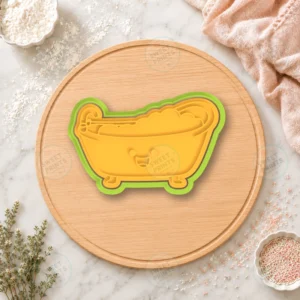 Bathroom Bathtub Cookie Cutter & Stamp