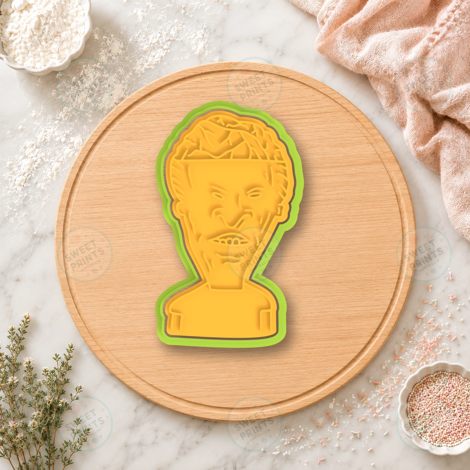 Beavis And Butthead Beavis Cookie Cutter & Stamp cookie cutter