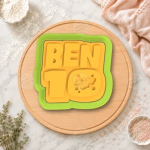 Ben 10 Logo Cookie Cutter & Stamp