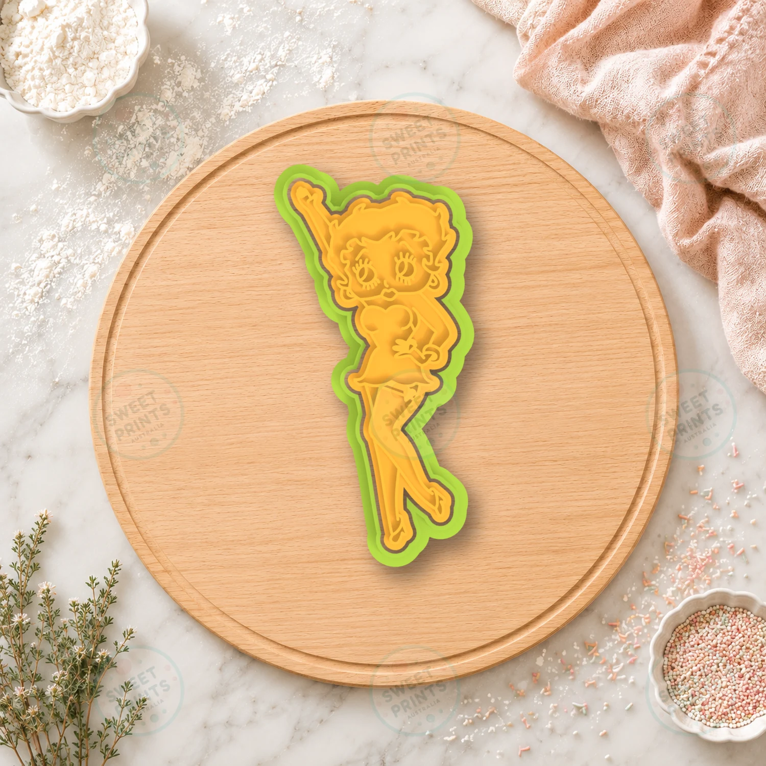 Betty Boop Cookie Cutter & Stamp cookie cutter