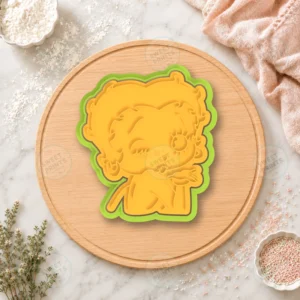 Betty Boop Head Cookie Cutter & Stamp