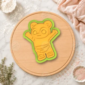 Panda Character Cookie Cutter & Stamp