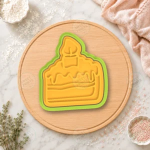 Piece of Cake 1 Cookie Cutter & Stamp