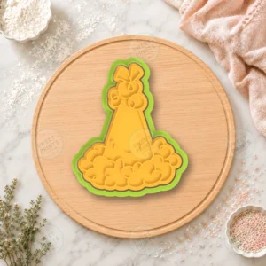 Party Hat Pompom Cookie Cutter & Stamp