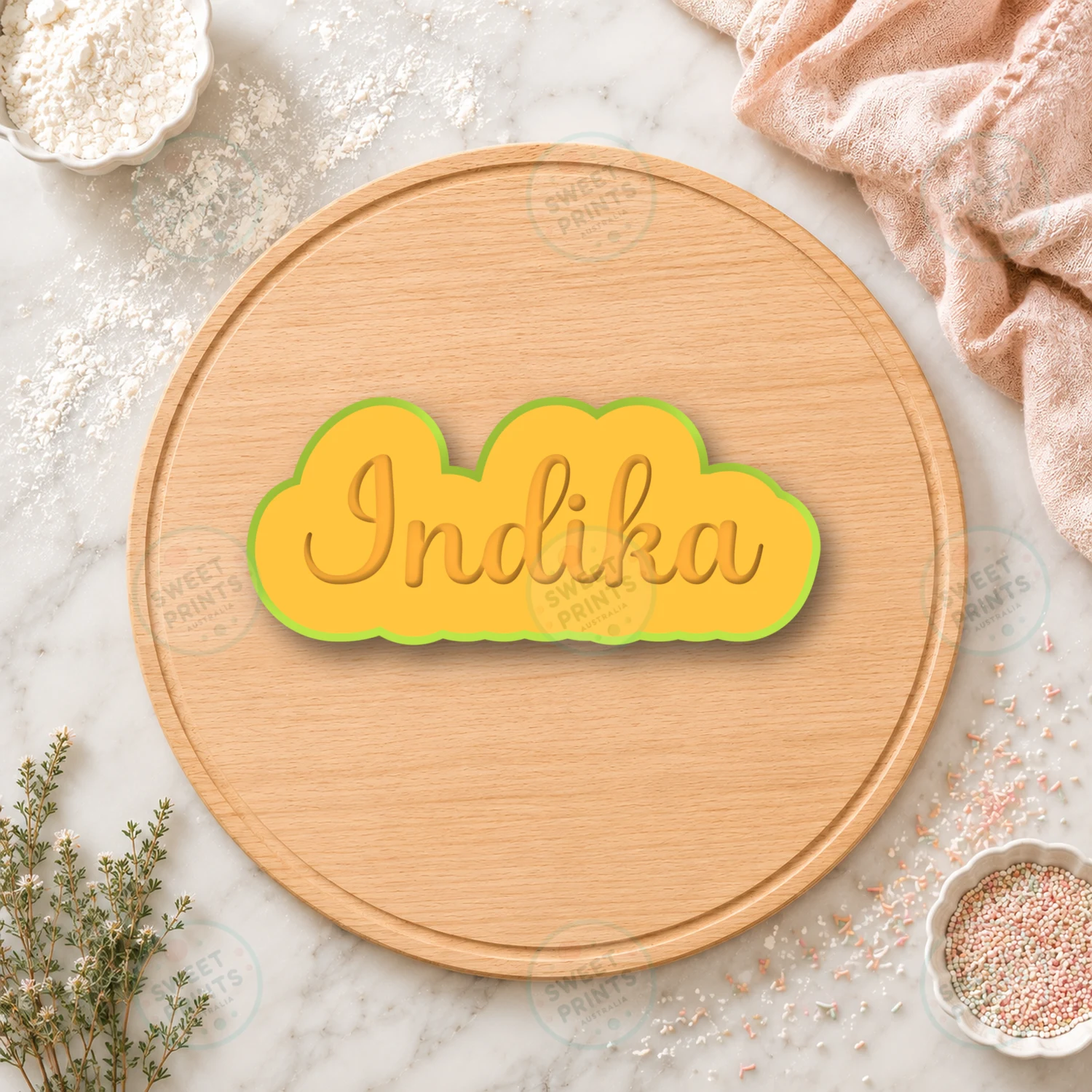 Indika Cookie Cutter & Stamp cookie cutter