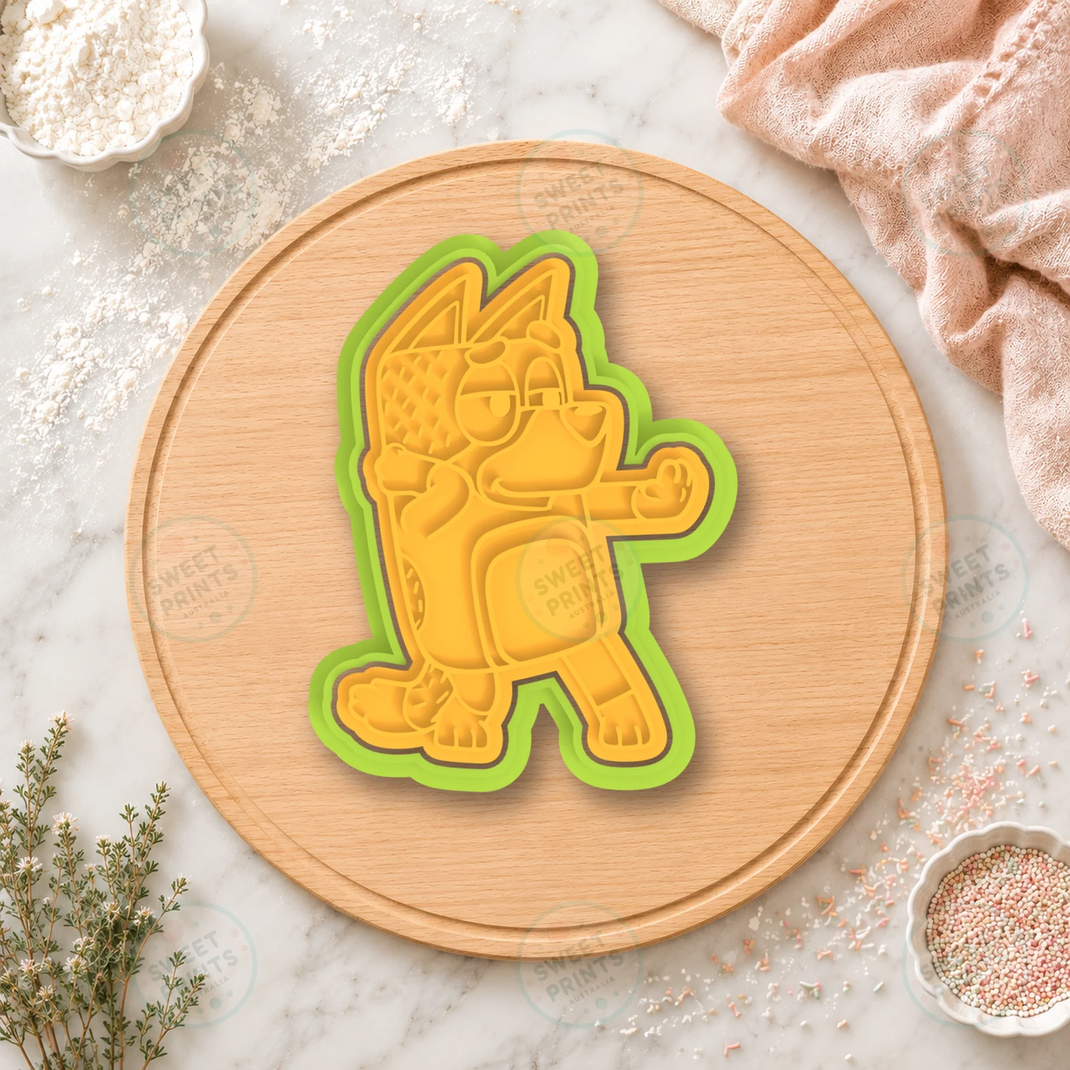 Bandit Cookie Cutter & Stamp cookie cutter