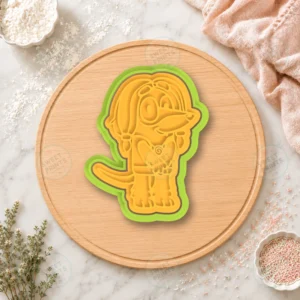 Indy Dog Character Cookie Cutter & Stamp