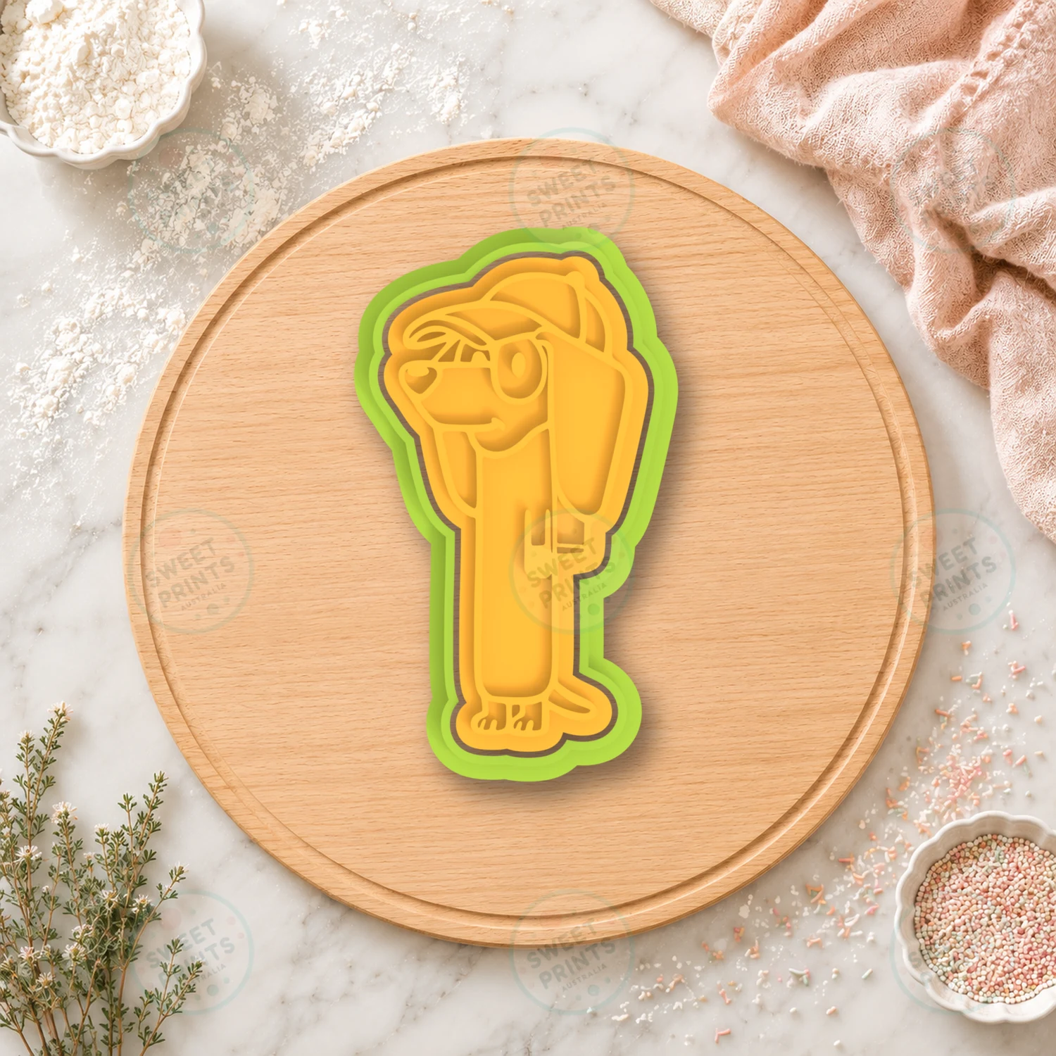 Snickers 2 Cookie Cutter & Stamp cookie cutter
