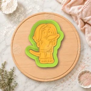 Indy Dog Character Front View Cookie Cutter & Stamp