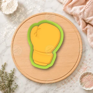 Boxing Gloves Cookie Cutter & Stamp