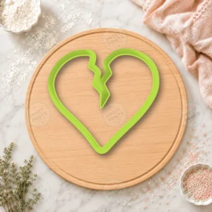 Broken Heart 1 Cookie Cutter