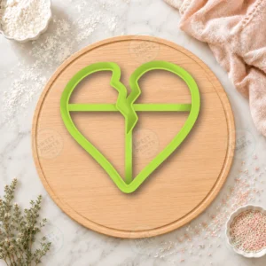 Broken Heart 2 Cookie Cutter
