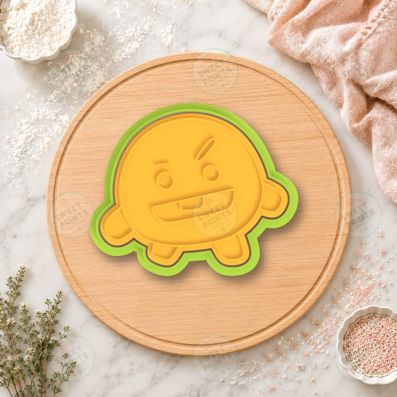 Bt21 Shooky Cookie Cutter & Stamp cookie cutter