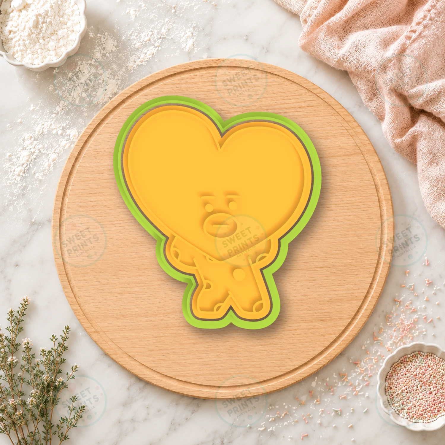Bts Bt21 Tata Cookie Cutter & Stamp cookie cutter