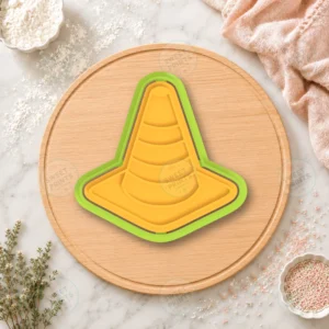 Traffic Cone 1 Cookie Cutter & Stamp