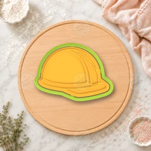 Hard Hat 1 Cookie Cutter & Stamp