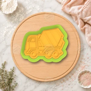 Cement Mixer Truck 1 Cookie Cutter & Stamp