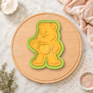 Care Bear Waving Heart Cookie Cutter & Stamp