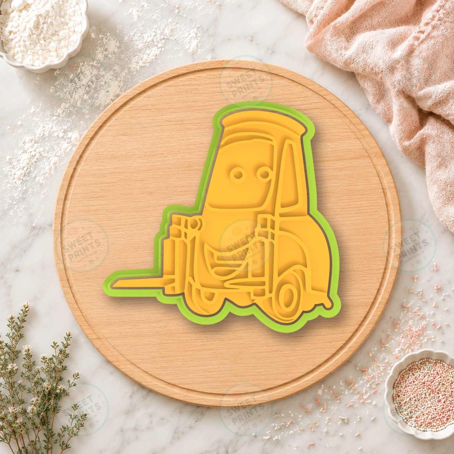 Guido Cookie Cutter & Stamp cookie cutter