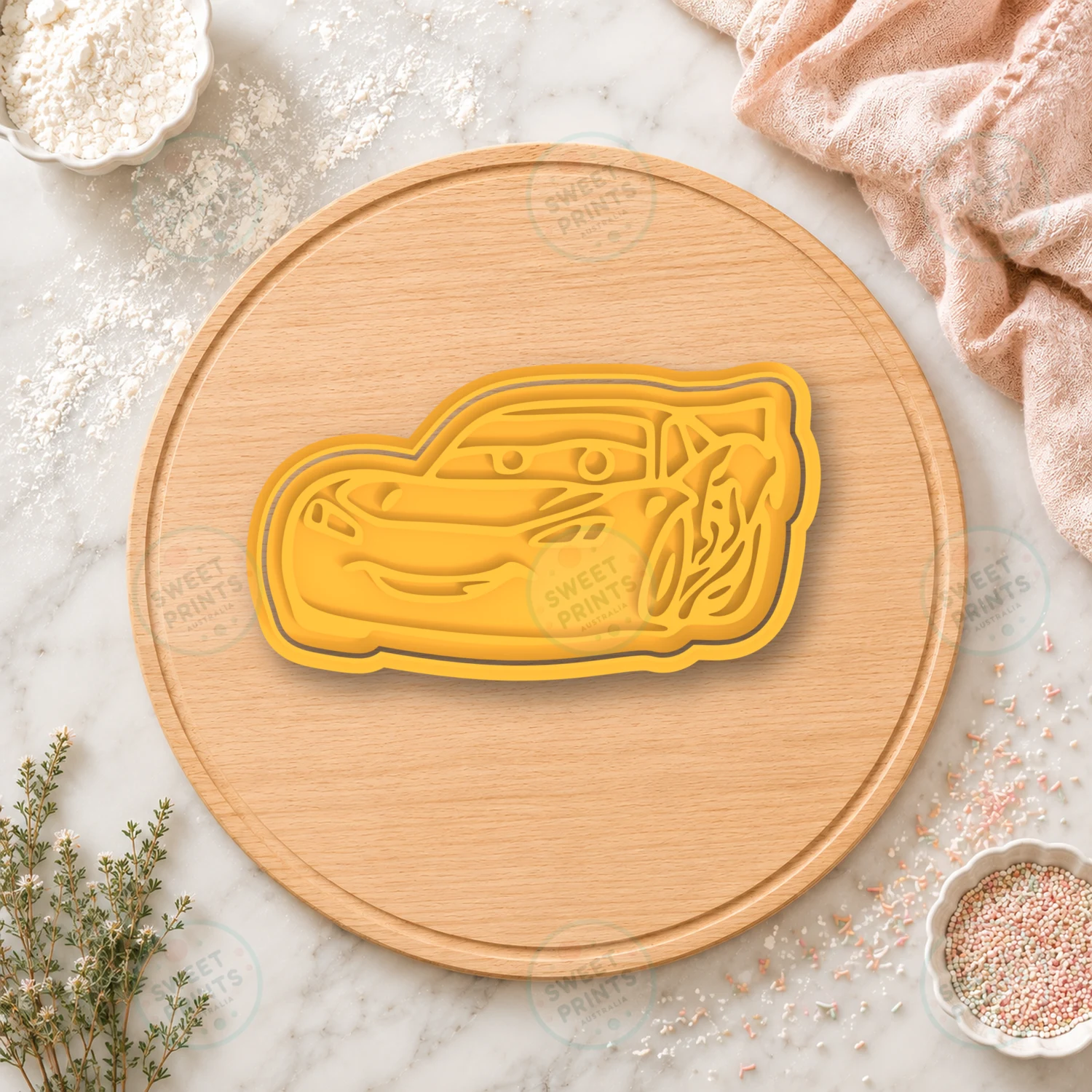 The King Cookie Stamp cookie cutter