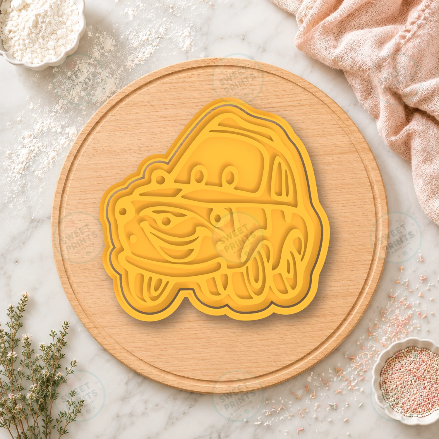 Luigi Cookie Stamp cookie cutter
